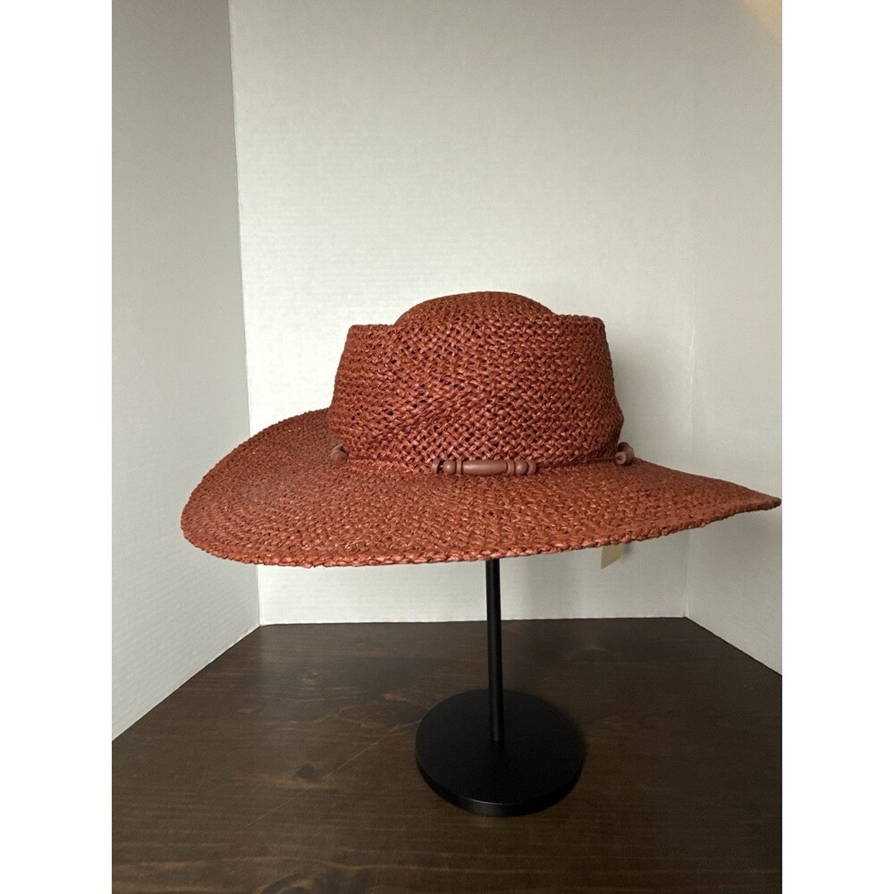 NWT UNIVERSAL THREAD CO. STRAW HAT RUST Color HW44609JL-1 New With Tags - Picture 2 of 6
